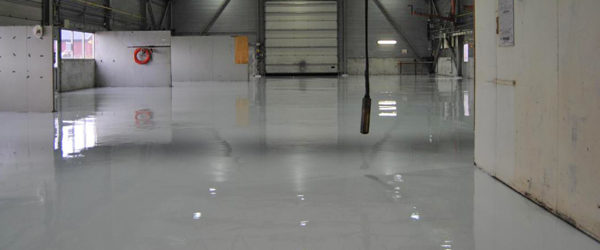 Transparent epoxy gulv